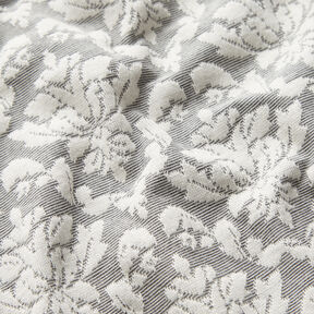 Ornaments jacquard jersey – light grey/white, 