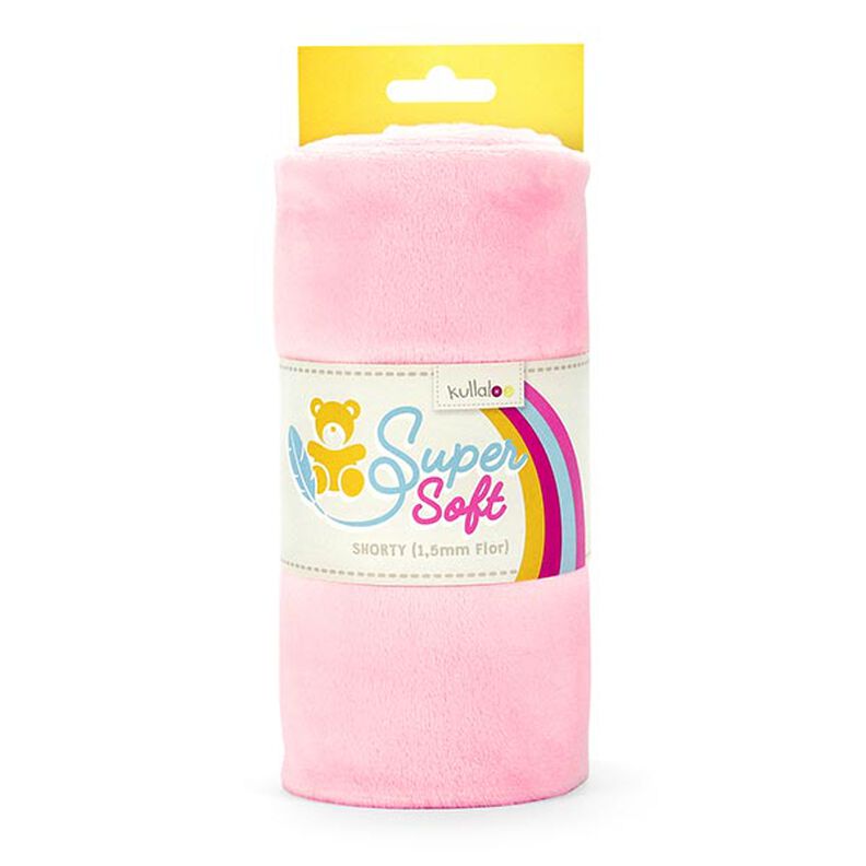 SHORTY Velour [1 m x 0,75 m | Pile: 1,5 mm] - pink | Kullaloo,  image number 1