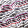Horizontal stripes glittery rib knit,  thumbnail number 2