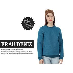 FRAU DENIZ Timeless Jumper with Waistband | Studio Schnittreif | XS-XXL, 