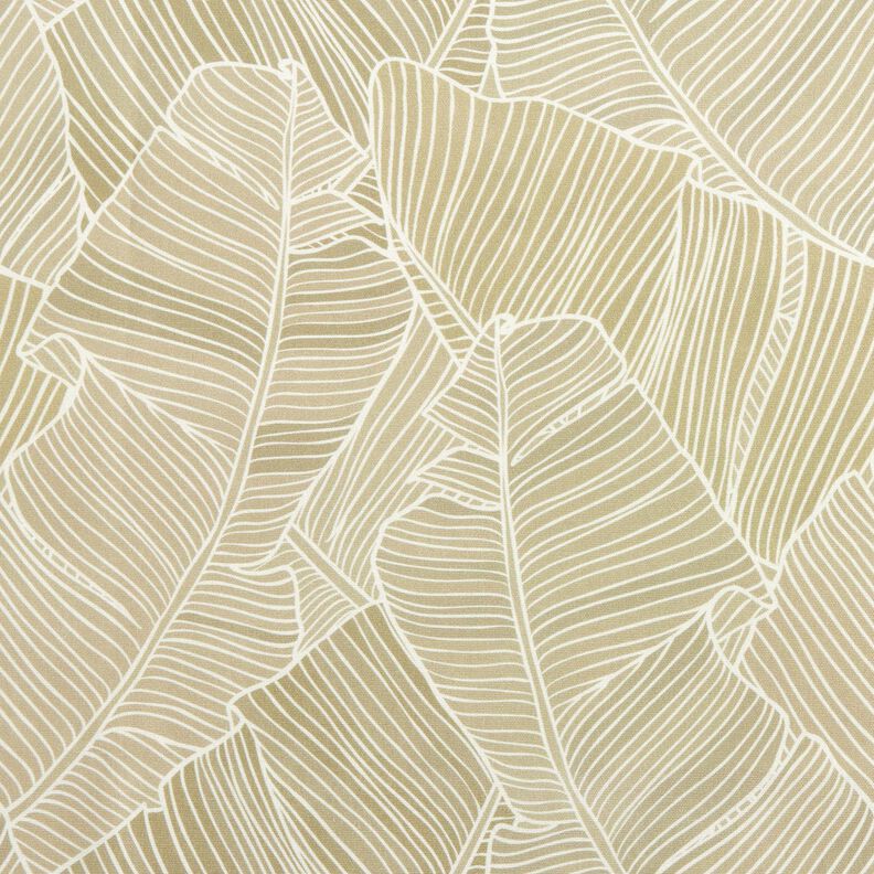 Outdoor Fabric Canvas leaf lines – dark beige,  image number 1