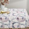 Decor Fabric Half Panama abstract rings – pastel mauve/blue,  thumbnail number 8