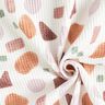 Waffle Piqué colourful shapes – copper/ivory,  thumbnail number 3