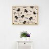 Decor Fabric Half Panama grand piano and sheet music – natural/black,  thumbnail number 6