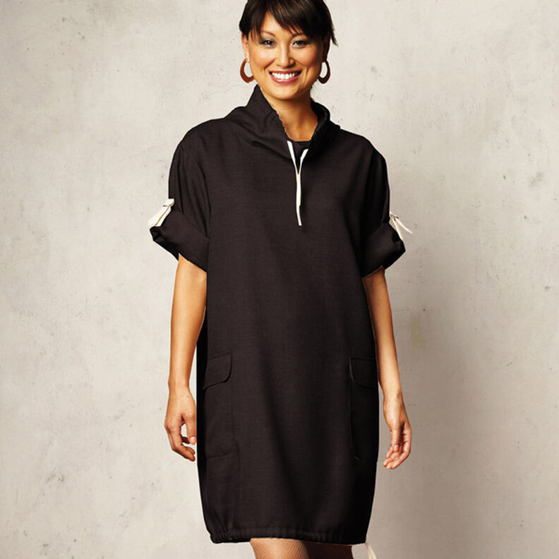 Light French Terry Plain – black,  image number 9