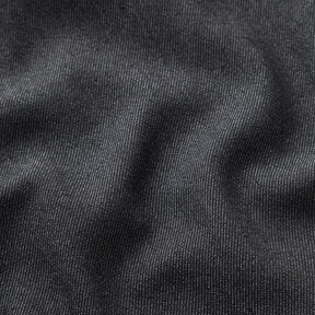 Cotton denim stretch medium – black, 