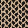 Viscose Jersey Glitter cable pattern &ndash; black/apricot,  thumbnail number 1