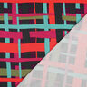 viscose fabric stretch Line Layers | Nerida Hansen – merlot/orange,  thumbnail number 4