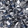 Cotton Jersey nautical tattoo motifs Digital Print – denim blue,  thumbnail number 3