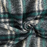 Large Check Wool Blend Knit Coating – midnight blue,  thumbnail number 3