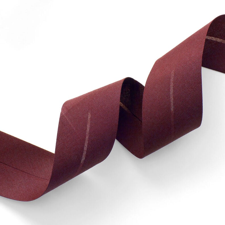 Bias binding Polycotton [50 mm] – burgundy,  image number 1