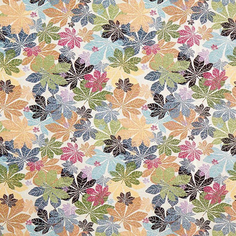 Jacquard Gobelin Leaves – offwhite, image number 1