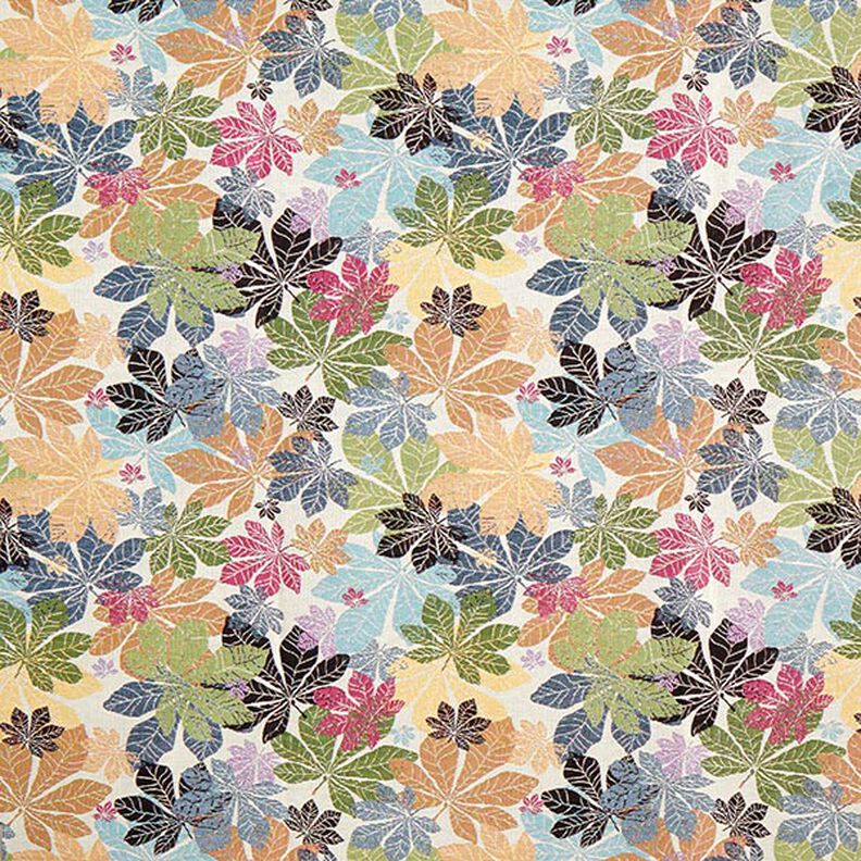 Jacquard Gobelin Leaves – offwhite,  image number 1