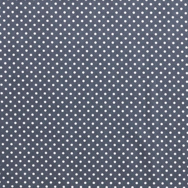 Cotton Poplin Mini polka dots – anthracite/white,  image number 1