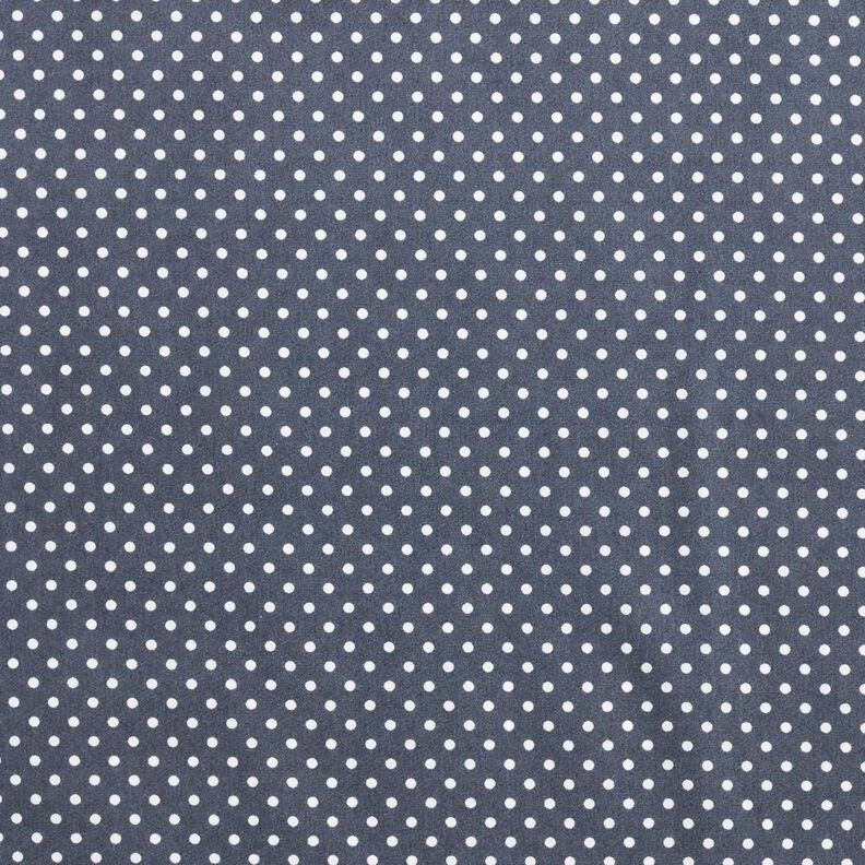 Cotton Poplin Mini polka dots – anthracite/white, image number 1