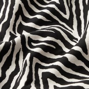Decor Fabric Jacquard Zebra – ivory/black, 