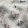 Alpine Fleece Glitter hearts Foil Print – light grey,  thumbnail number 5