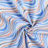 Fine Viscose Weave waves – light blue,  thumbnail number 3