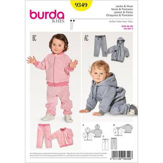 Baby-Jacket | Blouson | Trousers/Pants, Burda 9349 | 68 - 98, 