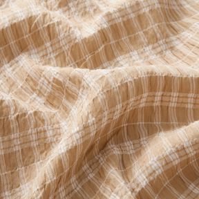 Seersucker Blurred Stripes – sand/white, 