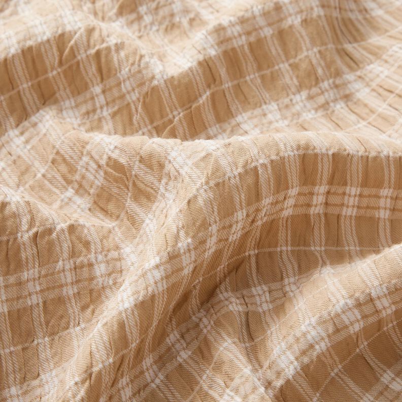 Seersucker Blurred Stripes – sand/white, image number 2