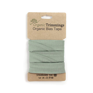 Bias binding Organic Cotton Jersey [3 m | 20 mm]  – eucalyptus, 