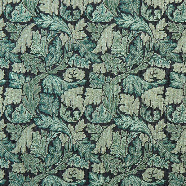 Decor Fabric Tapestry Fabric baroque leaf motif – dark green/reed,  image number 1