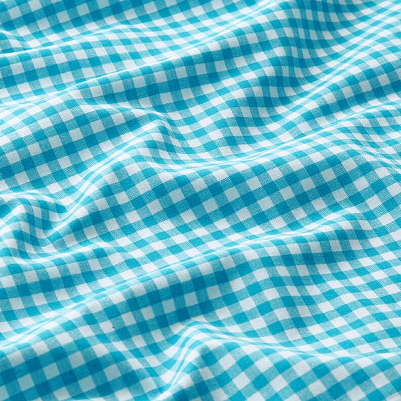 Gingham Cotton – light turquoise,  image number 2
