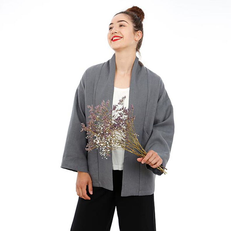 WOMAN SINA - kimono jacket with slanted pockets, Studio Schnittreif  | XS -  XXL,  image number 9