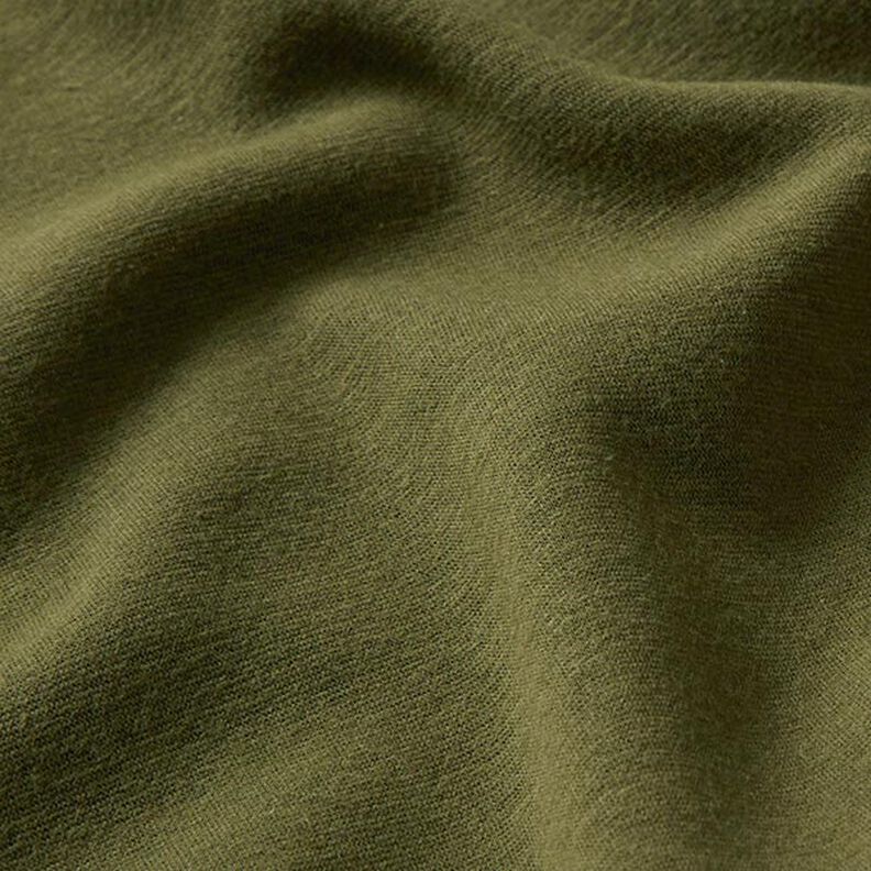 Alpine Fleece Comfy Sweatshirt Plain – dark olive,  image number 3