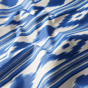 Coated Cotton Ethnic Stripes – blue, 