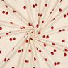 GOTS Cotton Jersey Strawberries | Poppy Fabrics – light beige/carmine,  thumbnail number 3