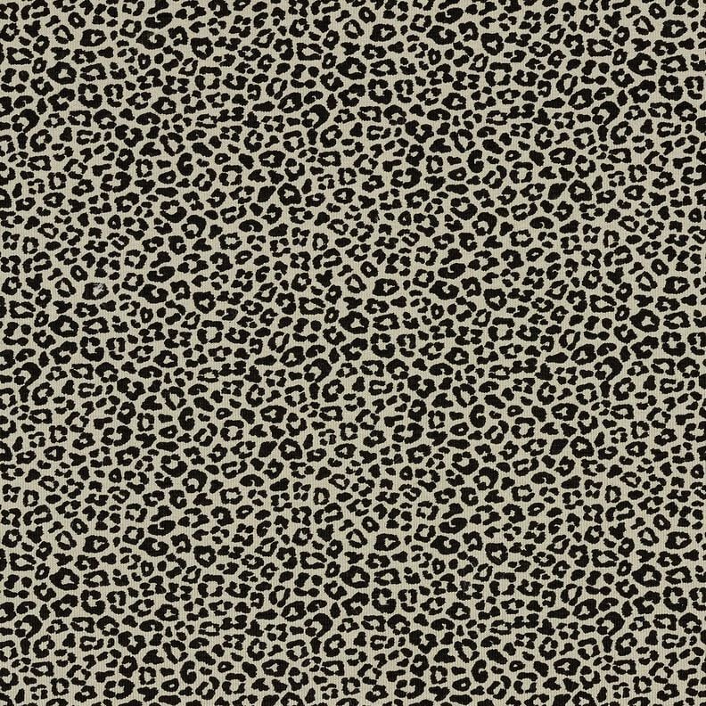 Cotton Jersey Mini Leopard Print – greige/black, image number 1
