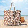 Decor Fabric Half Panama animals in the wood – white/caramel,  thumbnail number 7