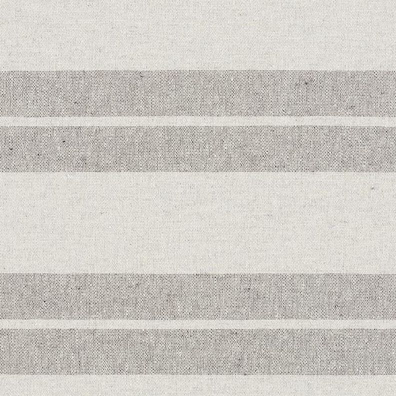 Decorative fabric, canvas mixed stripes, recycled – grey,  image number 1