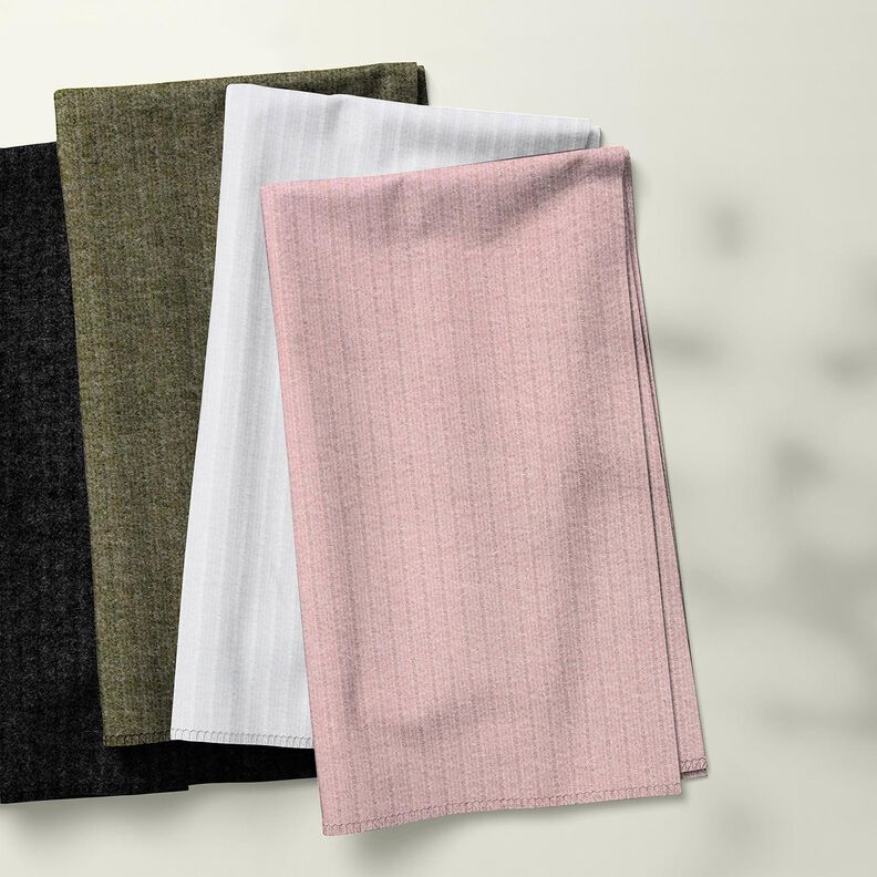 Super soft rib knit plain – light dusky pink,  image number 5