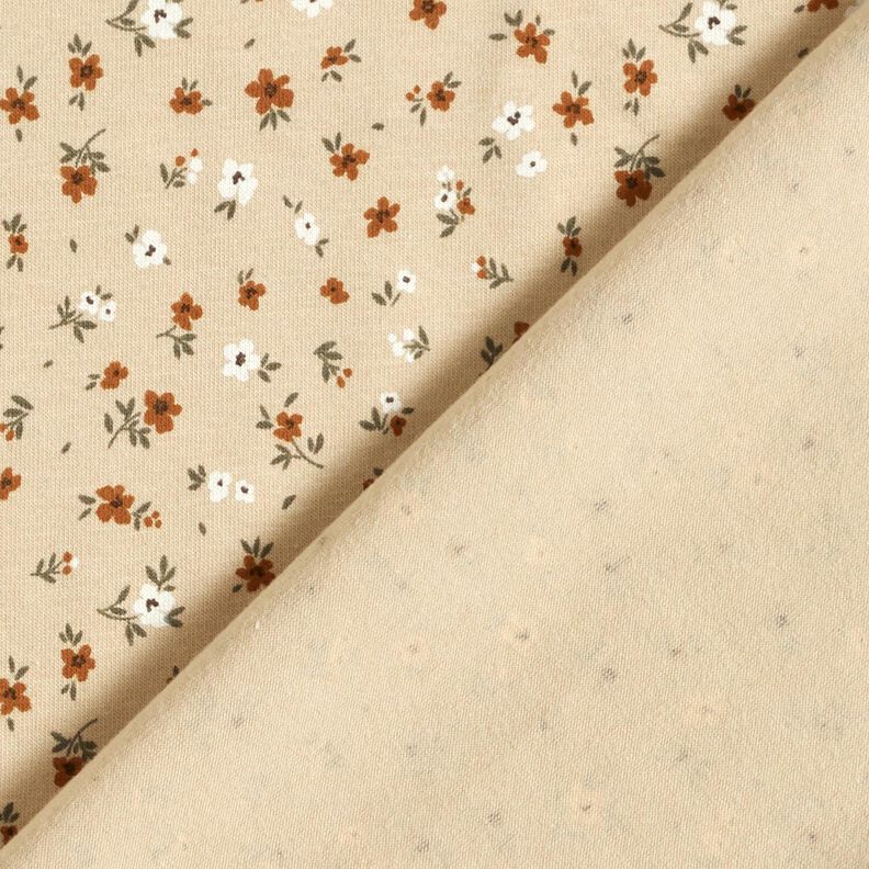 Cotton Jersey Millefleur &ndash; sand,  image number 4