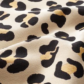 Decor Fabric Tapestry Fabric Leopard – light beige/black | Remnant 70cm, 