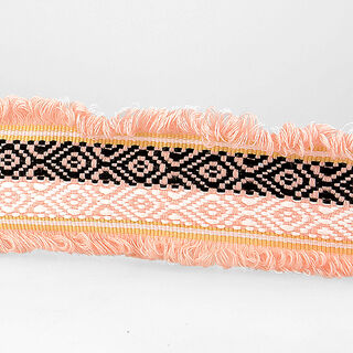 Ethnic Jacquard Trim  – rosé, 