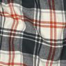 Cotton Flannel Check with herringbone pattern – blue-black/cream,  thumbnail number 2