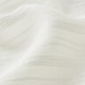 Light blouse material with transparent stripes – white,  thumbnail number 2