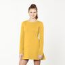 Light Cotton Sweatshirt Fabric Plain – sunglow,  thumbnail number 6