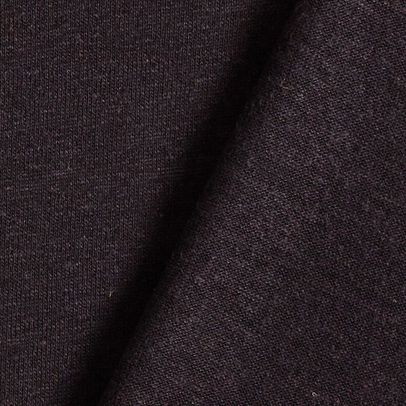 Viscose linen blend fine knit – black, image number 3