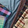 Checked Double face Coating Fabric – beige/brown,  thumbnail number 6