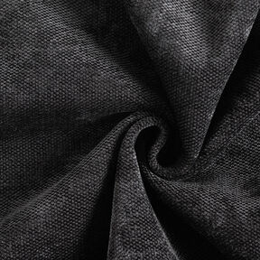 Thermal curtain fabric Chenille – black, 