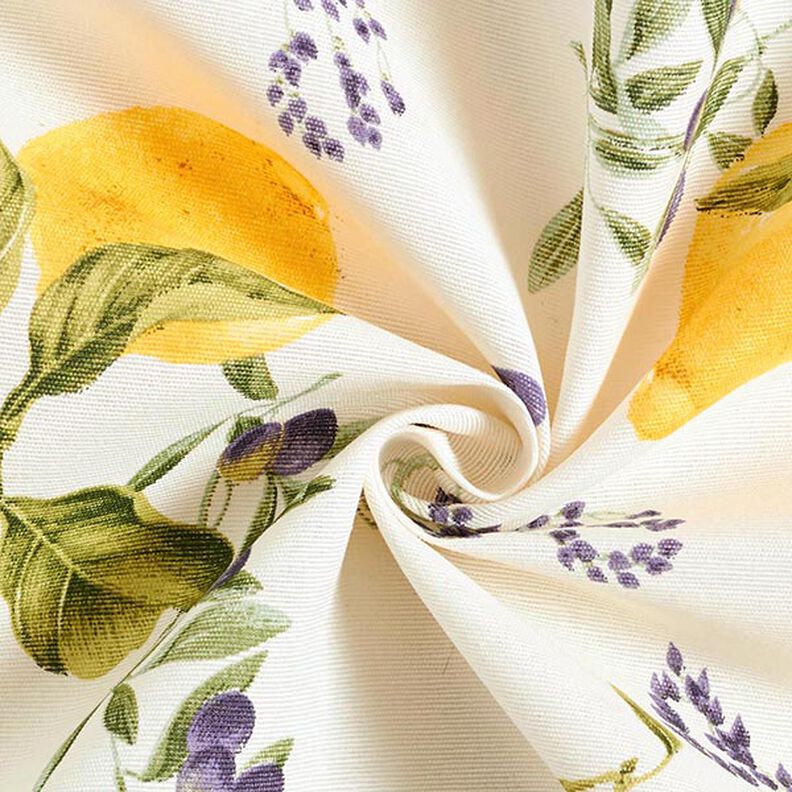 Decor Fabric Canvas Lemons – yellow,  image number 3
