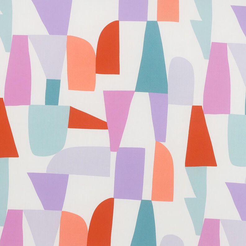 LENZING™ ECOVERO™ viscose fabric  Shape Shifter | Nerida Hansen – offwhite/mauve,  image number 1