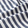 Cotton Cretonne maritime stripe – blue-black/light taupe,  thumbnail number 2