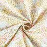 Decor Fabric Half Panama colourful mini flowers – ivory/pink,  thumbnail number 3