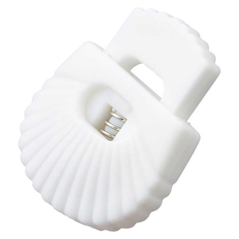 Cord Stopper Shell [Opening: 8 mm] – white,  image number 2